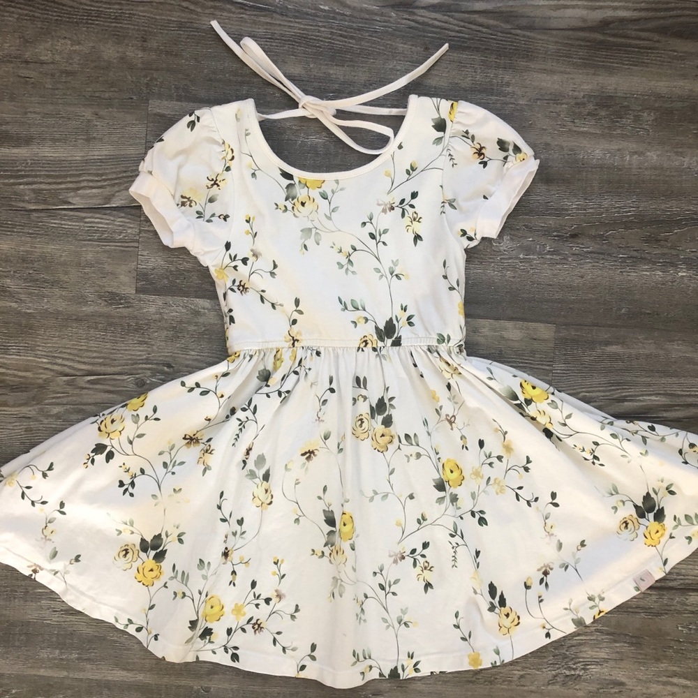 Omijo vintage yellow floral